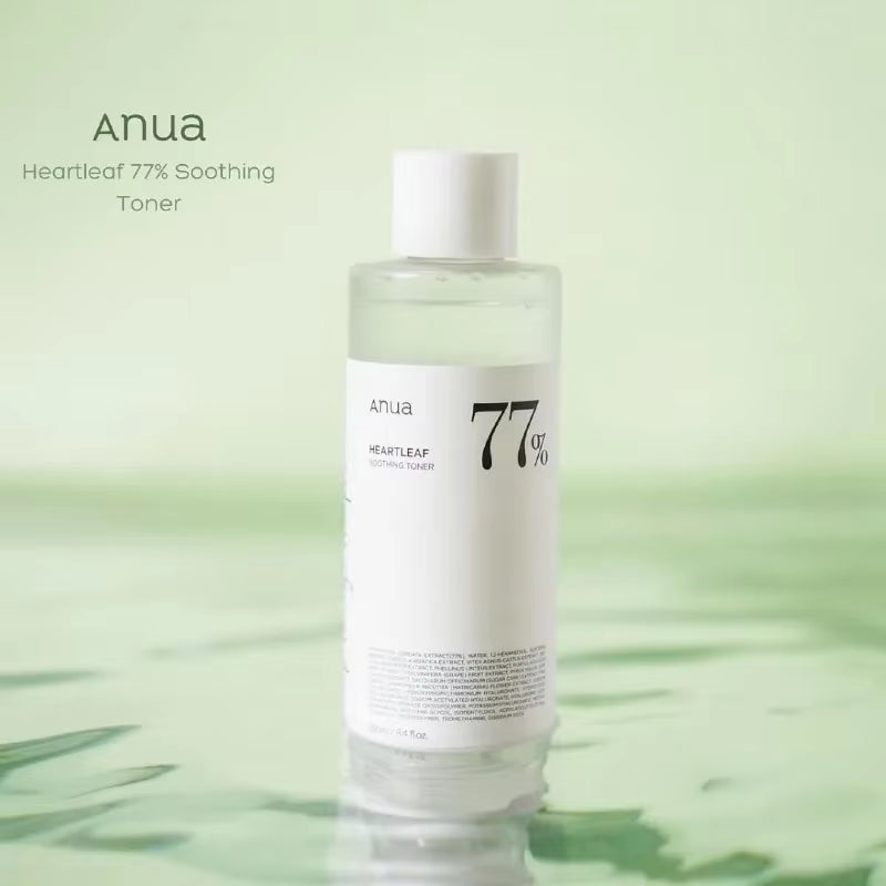 Korean Anua Skin Care Set Heartleaf 77% Toner Deep Cleansing Oil Remove Cosmetic Face Cleanser Skincare Products Original