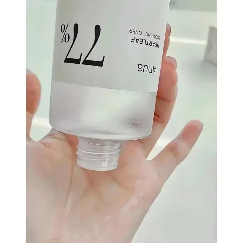 Korean Anua Skin Care Set Heartleaf 77% Toner Deep Cleansing Oil Remove Cosmetic Face Cleanser Skincare Products Original